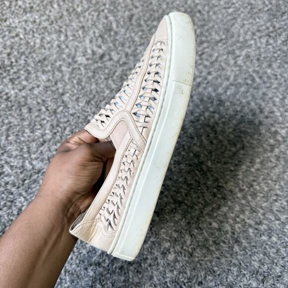 Tory Burch Huarache 2 Slip-On Sneakers Size 8 M Light Pink Leather Shoe Comfort - Picture 5 of 11